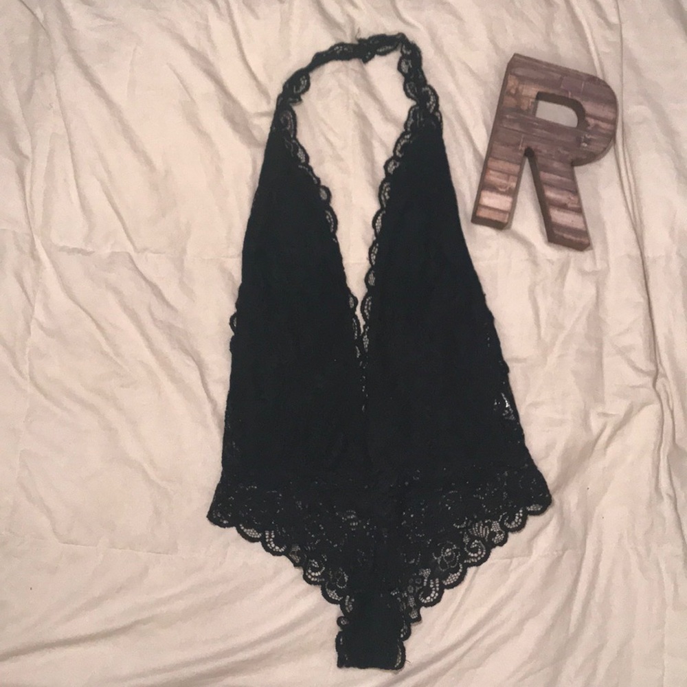 Open Back Halter Onesie